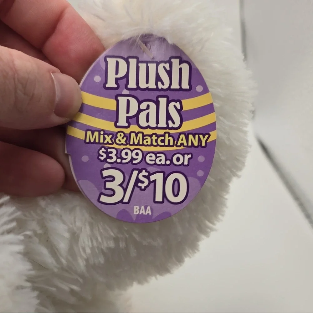 Plush Pals White Duck Stuffed Animal Plush Orange Beak/Feet Easter, Tags, 580301